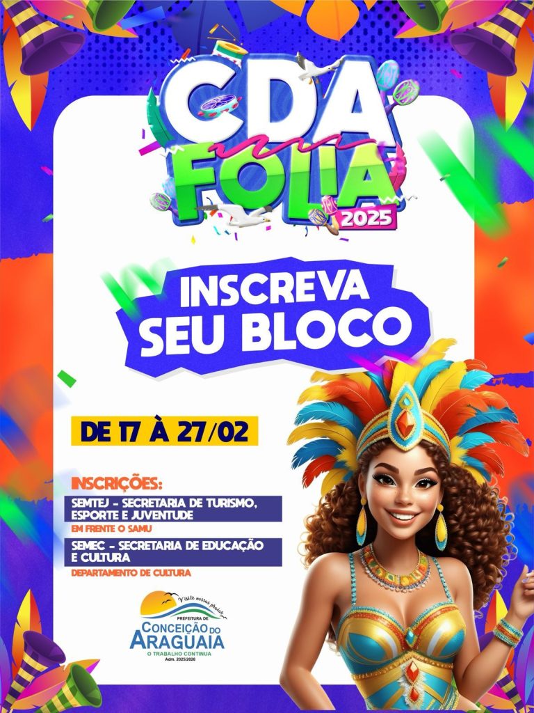 CDA FOLIA 2025 – INSCREVA SEU BLOCO